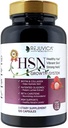 Matu āda un nagus Vitamīni - HSN sistēma - Atbalsta Veselīgi mati, āda un nagus - Advanced Iekapsulēts Remedicedy - Formulēts ar Oligonolu, Biotīns, Kolagēns, MSM, Hyaluronic Acid & More
