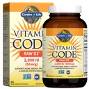 D vitamīns, D vitamīns, D3 vitamīns, D 2000 SV, jēls vesels D3 preparāts ar hlorellām, augļiem, veģetācijām un probiotikām kaulu un imūnās veselības ārstēšanai, 60 veģetārās kapsulas