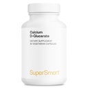 Supersmart - kalcija D-glikarāts 1500 mg dienā - antioksidants un detoksa papildinājums ; bez GMO un glutēna - 90 veģetārās kapsulas