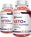 Premier Keto Gummies - Premier Keto + ACV Gumies (2 Pack, 120 Gummies)