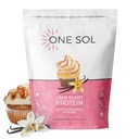 Viens Sol Lean augu proteīna pulveris, zirņu un brūno rīsu proteīns, zems Karb, vegan Friendly - glutēns, laktoze, & sojas - bez pievienotā cukura, ne-GMO, tīrs uzturs, bez uzputošanas (Vanilla Caramel Cupcake)