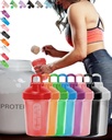 EBAT 16 kluču komplekts Colorful AntiDropBPAFREELeakProofProtein Shaker Pudeles vērtības iepakojums w. Whik Ball & ErgonomicDesign & 8 Unikāls krāsu vērtības iepakojums (Skatīt foto) vīriešiem / sievietēm /