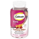 Kaltrate Gummy Bites 500 mg kalcija un D vitamīna piedevas, Black Cherry, zemeņu, Orange - 100 Skaits