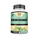 Colon Cleanse, Colon Detox, visi dabas augu formula, atbalsts veselīgas bouzel kustības, Gut veselība un veselīgs vielmaiņas atbalsts, ne-GMO - 60 Dārzeņu kapsulas 30 Kalpo