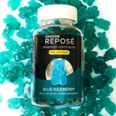 Repoé Ar labu nakti Melatonin Gummies 3mg Per Servē, 30 Diena Pudele (60 Gummy Bears) - Košļājams Miega papildinājums pieaugušajiem - Nav dzīvotne Veidojot dabas miega palīdzība