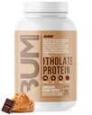 Raw Whey Isolate Protein Pulveris, Šokolādes zemesriekstu sviests (CBUM Itolate) - 100% Grass-Fed Sports Nutrition Pulveris muskuļu augšanu un atjaunošanos - zemu tauku, zems Carb, dabiski uzliesmo - 25 Kalpo