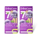 DrBioCare Colon 7 dienas tīra, 7 dienas flash, Colon tīrīšana, Detox un Gremošanas atbalsts, Prune Flavor - 14 pakas