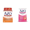 AZO urīnpūšļa kontrole ar Go-Less Daily Papildinājums ; palīdz samazināt neregulāru neatliekamību & divējādu aizsardzību  ; urīnpūšļa + maksts atbalsts *; Prebiotikas Plus Klīniski pierādīta sieviešu probiotika