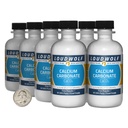 Kalcija karbonāts / 2 mārciņas / 8 pudeles / 97.55% Pure Food Grade/Fine Powder