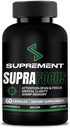 Nootropics smadzeņu atbalsta papildinājums. 60 skaitīšana, vīriešiem un sievietēm. Smadzeņu papildinājumi atmiņai un fokusam ar Lions Mane, Bacopa Monnieri, L Tirozīns. Mind Booster Focus Papildinājums un atmiņa.