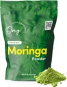 OMG! Superfoods Organiskais Moringa pulveris - 100% Pure, USDA Sertificēts Organiskais - labs kalcija, dzelzs, A vitamīna, E & More avots! - 15.5 Ziedes (1 iepakojums)