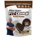 FITCRUNCH tri-Blend Sūkalu proteīns, Keto Friendly, zems kaloriju saturs, augsts olbaltumvielu saturs (18 Kalpojumi, piens un cepumi)