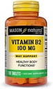 Masona vitamīni Mason Dabas B2 100 mg tabletes, 100 Skaits