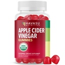 Ābolu sidra Etiķis Gumijas - Organic ACV Vitamīni gremošanas veselībai, Metabolisma un zarnu atbalsts - 30 Grāfs - Vegan, Non-GMO, No Gluten-Free - Garšīgs Flavor & No Harsh Garša - 15 dienu piegādes