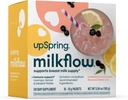 UpSpring Milkflow Imūns atbalsts Zīdīšanas Papildinājums Dzēriens Mix Grieķu-free, Moringa Elderberberry Lemonade Flavor, Zīdīšanas Papildinājums Atbalsts Krūts Piena Piedāvājums, 16 Maisījumi