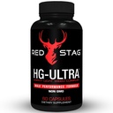 Red Stag Testosterons Booster Horny Kaze Nezāļu komplekss ar Maca Saknes Pulveris, Tribulus Terrestris, Saw Palmetto & Tongkat Ali Pulveris Vīriešu Uzlabošana - 60 Kapsulas