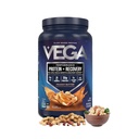 Vega Sports Vegan Olbaltumvielu pulveris + atgūšana - 30g Augu bāzes proteīns per Servē, zemesriekstu sviests, 19 Servējumi, 5g BCAAs, probiotikas, NSF Sertificēts, Shakes & Smoothies, 1.8lbs (iepakojums May Vary)