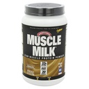 Muskuļu piens Genuine Protein pulveris, Šokolāde, 2.47 Pound, 16 Servē, 32g Olbaltumvielas, 3g Cukura, Kalcijs, Vitamīni A, C & D, NSF Sertificēts sportam, Energizing Snack, Iepakojums May Vary