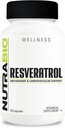 NutraBio Resveratrol Papildinājums, 500mg - Dabas Antioksidants, lai palīdzētu cīnīties bezmaksas Radikāli un atbalsts veselīga novecošana, 90 kapsulas