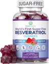 Bezcukura Resveratrol Gumijas - Spēcīgs Anti-Aging Antioksidants - Resveratrol Papildinājums, lai atbalstītu Gremošanas & Imūnās veselības - Dabas Herb šūnu augšanu un remonts - Viegli košļājamā NMN alternatīva