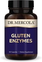 Dr. Mercola Gluten enzīmi, 30 kapsulas, bez GMO, bez sojas