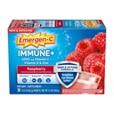 Emergen-C Imūnās+ Triple darbība Imūnās atbalsta pulveris, BetaVia (R), 1000mg vitamīns C, B Vitamīni, vitamīns D un antioksidanti, aveņu, Atpakaļ uz skolu Essentials – 30 Skaits