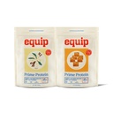 Equip Foods Prime Protein Pulveris Vanilla un Prime Protein Pulveris Sāls Karamele