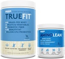 AminoLean Pre Workout Enerģija (Blue Avenes 30 Servē) ar TrueFit Protein pulveris (Vanilla 2 LB)