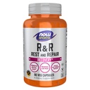 NOW Foods Sports Uzturs, R&R Atpūta un remonts, Atjaunošana*, Veicina Restful Miega*, Saglabā Lean Mass, Samazina pēcdarbs Soreness*, Vegan, NGMO, 90 Veg kapsulas