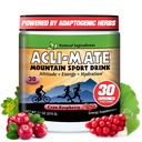 Acli-Mate Mountain Sport Drink Mix - Augsta augstuma aklimatizācija Elektrolīti Pulveris - Enerģijas pulveris Mix - Recovery Hydration Dzēriens skriešanai, pārgājieni, Riteņbraukšana, Travel & More (1 Tub, CranRavberry)