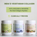 INJA Wellness Veg Collagen papildinājums sievietēm, vīriešiem, 100% Veģetārietis kolagēns, Tikai Original Veg Collagen Pulveris, Nav pievienots cukurs, Uzlabo ādas un matu veselību, Samazināt smalkas līnijas un grumbas,