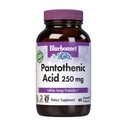 BlueBonnet Uzturs Pantothenic Acid 250 mg dienā B5 vitamīna papildinājums šūnu enerģijai sievietēm un vīriešiem - Vegāns, bez lipekļa, ne-GMO - 60 Dārzeņu kapsulas