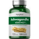 Piping Rock Ashwagandha Kapsulas          ) 120 Grāfs ” Ārstniecības augu papildinājums ar melno piparu ekstraktu   ) sievietēm un vīriešiem ] Ne-ĢMO, bez lipekļa