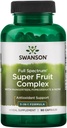 Swanson Mangosteen/Pogaranāts/Noni Complex Antioksidantu atbalsts Kuņģa-zarnu traktam Atbalsts 240 Milligrams 90 Kapsulas