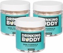 Dzeramais Buddy (3iepakojums, pēcdzeršanas palīglīdzekļi ar DHM, piparmētru bumbieru, L-cistīna un L-teanīna, piena dadži, B-vitamīni, ingvers