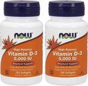 D vitamīns 3 5 000 SV, 120 softgeli (2. iepakojums)
