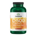 C vitamīns ar Rose HIPS 500 Milligrams 400 kapsulām