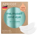 APRICOT Acu plāksteri ar hialuronskābi (iepakojums no 1) I Anti-Aging Eye Pads "Me, Myself un Eye" Es samazinu acu grumbas Es atkārtoti lietojams acu plāksterus I Silicone spilventiņi pret grumbām I Made in Germany