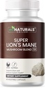 MINATEURALS Lauvas Mane papildkapsulas - 5 sēņu komplekss palīdz imūnās sistēmas un smadzeņu veselībai - Chaga, Reishi, Shiitake, Lions Mane, un Maitake sēņu ekstrakti