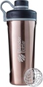 BlenderBottle Radian Shaker Cup Izolēta nerūsējošā tērauda ūdens pudele ar Wire Whisk, 26-Ounce, varš