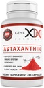 GENEX 12 mg Astaksantīns Softgels (60 kapsulas) Dabīgs antioksidants acu, ādas un locītavu veselībai un imūnsupportam - nesatur lipekli, nav GMO (60 dienu piegādes)