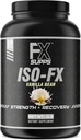 FX SUPPS ISO-FX 100% Izolāts Sūkalu Olbaltumvielu pulveris (Vanilla) Ideāls Post Workout Recovery Papildinājums ar Complex BCAA & EAA Blend vīriešiem un sievietēm, Atbalsta Muskuļu atgūšanas un izaugsmes, 2.0 Pound