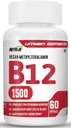 B12 vitamīna papildinājums (60 kapsulas)