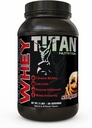 Titan Whey Protein pulveris - Premium, ātri absorbējošu Sūkalas ar 23g olbaltumvielu, BCAAs, & Gremošanas enzīmi uz vienu apkalpo - Atbalsta Lean Muskuļu Masa un Optimāla Gremošana - 2 Dūnas, Snickerdoodle
