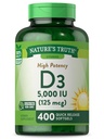 Dabas patiesība D3 vitamīns 5000 IU Softgels 