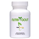 NutriGout Uric Acid Tīrīšanas Papildinājums w/Turmeric, Selerijas sēklas, Bromelain, Piena dadzis, Dandelion un Chanca Piedra, 60 Vegetarian kapsulas 500 mg Katra