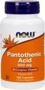 Pārtikas produkti Pantothenic Acid 500mg, 100 kapsulas (2. iepakojums)