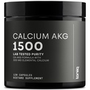 Toniiq 1500mg Ļoti attīrīts un biopieejams kalcija alfa-ketoglutarāts - kalcija AKG ilgstošas iedarbības papildinājums - 120 Ca-AKG veģetārās kapsulas