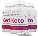Pamatotas laboratorijas (3 iepakojumi) Xtreme Fit Keto ACV Pills 1275MG Formulēts ar Apple Cider Etiķis Keto atbalsts Blend alternatīva Gumies 180 kapsulas
