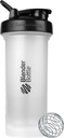 BlenderBottle Classic V2 Shaker Pudele ideāli piemērota olbaltumvielu sakratīt un pirms treniņa, 45-Ounce, dzidrs/melns